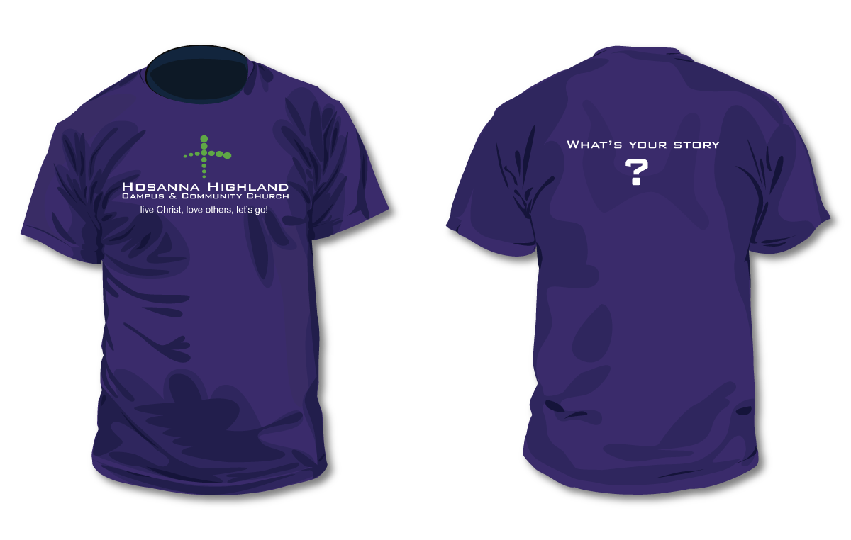 Hosanna Highland - Tshirt Design for the church