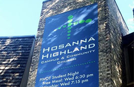 Hosanna Highland Banner Design